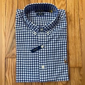 Polo Ralph Lauren Slim Fit Gingham Stretch Oxford Shirt